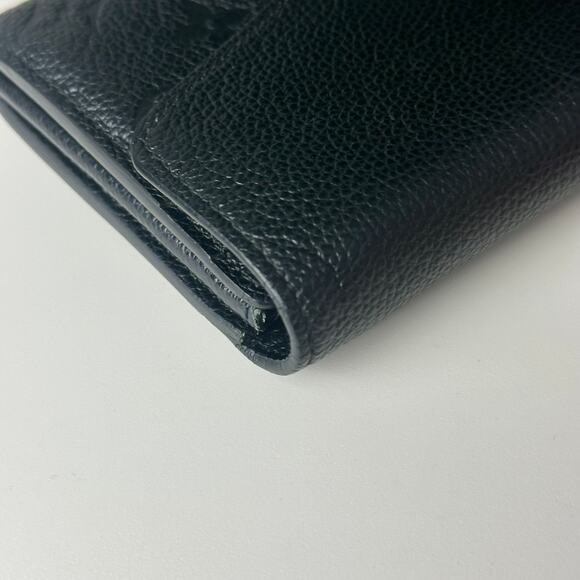 💎✨Authentic Louis Vuitton Sarah Wallet Black Monogram Empreinte Leather - Picture 10 of 14